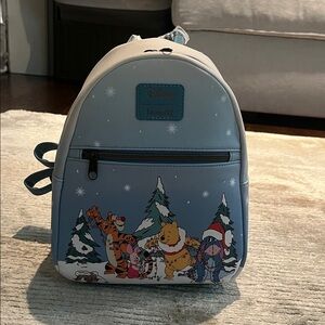 Loungefly Disney Winnie The Pooh Friends Holiday Mini Backpack